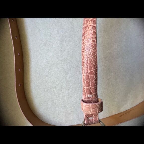 Tardini Genuine American Alligator woman’s belt size 32 main image 8